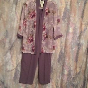 Lavender pants suit
